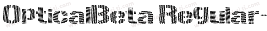 OpticalBeta Regular字体转换